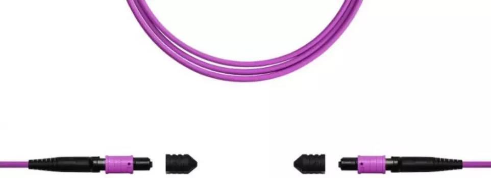 Волоконно-оптическая сборка 50/125, 8 волокон TELCORD ШОС-3.0-8-MPO/U(f)-MPO/U(f)-B-MM504-7м-LSZH-MG