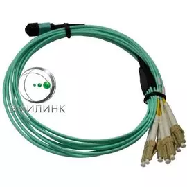 Волоконно-оптическая сборка 50/125, 8 волокон NTSS-FOAMG-ST-8-504-MPO(m)-LC/U-IN-1.0-2.0-5