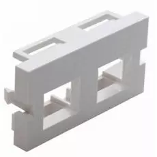 Вставка AESP CM2-KU-EW 25х50мм для двух Keystone