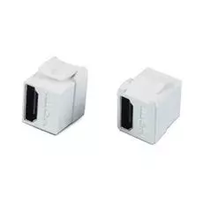 Вставка Hyperline KJ1-HDMI-AS18-WH