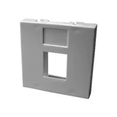 Вставка Lanmaster LAN-SIP-23R-WH 45x45мм без шторок для Кейстоуна