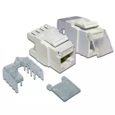 Вставка Lanmaster LAN-TK45U6/180-WH Keystone Tooless RJ-45, категория 6, белая, без инструмента