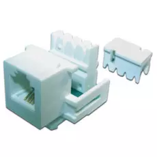Вставка TWT TWT-OK12UTP-110WH Keystone RJ-12, белая, без инструмента