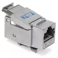 Вставка TWT TWT-OK45STP/6-WH Keystone RJ-45, категория 6, экранированная, белая, без инструмента