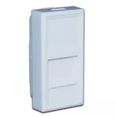 Вставка TWT TWT-SIP-22N-WH 22.5х45 на 1 кейстоун, со шторкой, маркировкой, белая