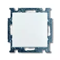 Выключатель ABB 1012-0-2145 BASIC 55 одноклавишный проходной в рамку, 10А, 250В, IP20 сх.7 белый