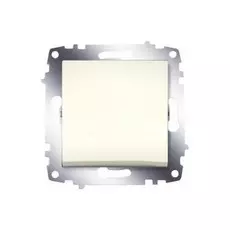Выключатель ABB 619-010300-200 Cosmo одноклавишный, 10А, 250В, IP20 (кремовый)