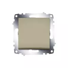 Выключатель ABB 619-011400-200 Cosmo одноклавишный, 10А, 250В, IP20 (титаниум)