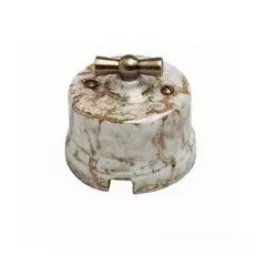 Выключатель Bironi B1-203-09 мрамор, перекрестный