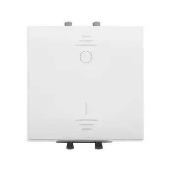 Выключатель DKC 4400222 модульный, одноклавишный, двухполюсный "Белое облако", 2 модуля, "Avanti"