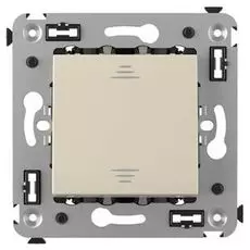 Выключатель DKC 4405103 в стену, одноклавишный, "Ванильная дымка", "Avanti"