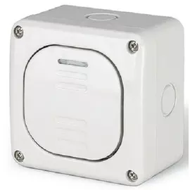 Выключатель DKC DIS1375012 однополюсный, одноклавишный, 20А IP66 белый, "Quadro"