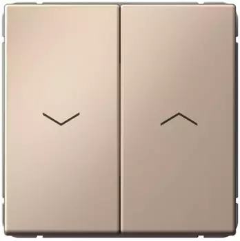 Выключатель двухклавишный Systeme Electric GAL001219 ArtGallery 2х сх.4, 10А, механизм, Песочный