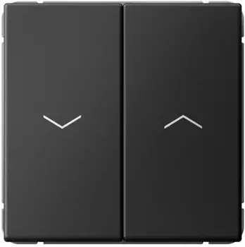 Выключатель двухклавишный Systeme Electric GAL001419 ArtGallery 2х сх.4, 10А, механизм, Базальт