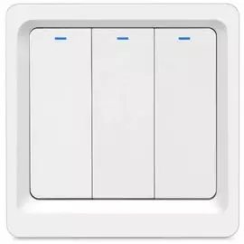 Выключатель HIPER Switch B03 умный, Wi-Fi 3 линии, белый