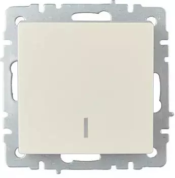 Выключатель IEK BR-V10-1-10-K10 1-кл. СП BRITE ВС10-1-1-БрКр 10А с инд. бежевый