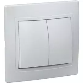 Выключатель IEK EVK20-K01-10-DM ВС10-2-0-КБ 2кл 10А КВАРТА (белый)