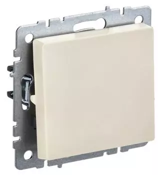 Выключатель кнопочный IEK BR-V14-0-10-K10 BRITE 10А ВС10-1-4-БрКр Бежевый