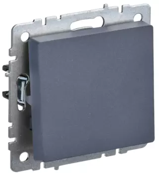 Выключатель кнопочный IEK BR-V14-0-10-K35 BRITE 10А ВС10-1-4-БрМ Маренго