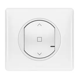 Выключатель Legrand 067646 Celiane with NETATMO, беспроводной рольставней, белый, рамка белый глянец