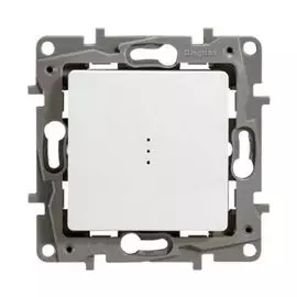 Выключатель Legrand 672203 Etika - с подсветкой, 10 A, 250 В~, белый