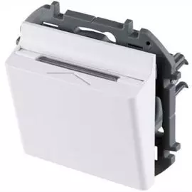 Выключатель Legrand 673800 Inspiria белый для гостиничных номеров