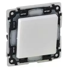 Выключатель Legrand 752151 Valena LIFE - IP44, 10АХ 250В с лицевой панелью, безвинтовые зажимы, белый