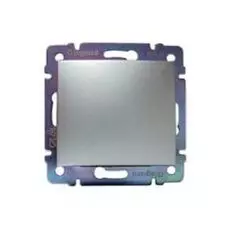 Выключатель Legrand 770101 Valena одноклавишный, в рамку, 10А, 250В, IP20 (сх.5) (алюминий)