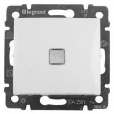 Выключатель Legrand 774410 Valena одноклавишный с подсветкой, в рамку, 10А, 250В, IP20 (белый)