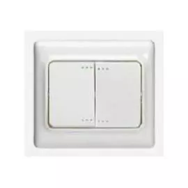 Выключатель Legrand 782102 Kaptika белый 2-клавишный