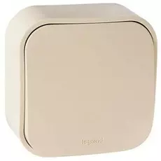 Выключатель Legrand 782230 1-клавишный 10А (бежевый)