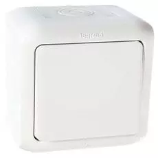 Выключатель Legrand 782300 1-клавишный IP44 10А (белый)