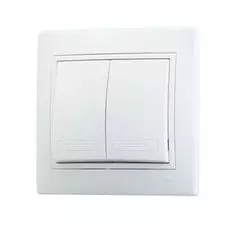 Выключатель Lezard 701-0303-101 СП Мира крем/крем