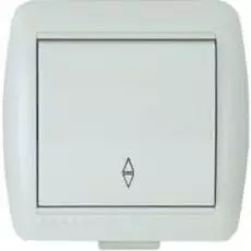 Выключатель Lezard 710-0200-105 ОП Ната бел.