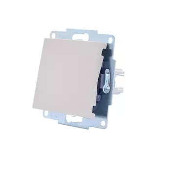 Выключатель Lezard 742-0388-100 Vesna 1-кл. СП механизм крем.