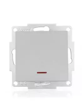 Выключатель Lezard 742-3588-111 Vesna 1-кл. СП с индикацией механизм платина
