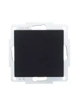 Выключатель Lezard 742-4288-100 Vesna 1-кл. СП механизм черн. бархат