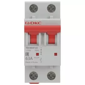 Выключатель нагрузки DKC MD63P-240 модульный, 2P 40А, "YON"