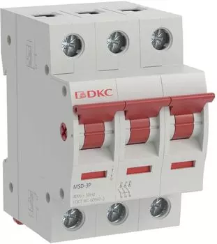 Выключатель нагрузки DKC MSD-3P100 модульный MSD 3P 100A, "YON max"