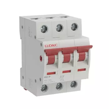 Выключатель нагрузки DKC MSD-3P40 модульный MSD 3P 40A, "YON max"