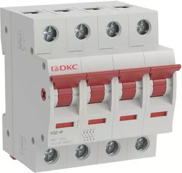 Выключатель нагрузки DKC MSD-4P100 модульный MSD 4P 100A, "YON max"