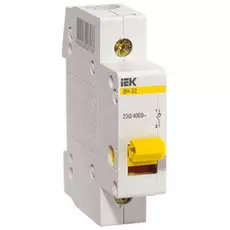 Выключатель нагрузки IEK MNV10-1-063 (мини-рубильник) ВН-32 1P 63А