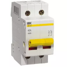 Выключатель нагрузки IEK MNV10-2-040 (мини-рубильник) ВН-32 2P 40А
