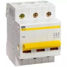 Выключатель нагрузки IEK MNV10-3-100 (мини-рубильник) ВН-32 3P 100А