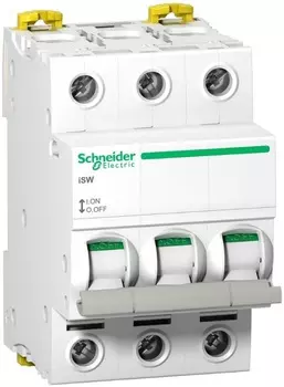 Выключатель нагрузки Schneider Electric A9S65363 (A9S60363) Acti 9 iSW 3P 63A