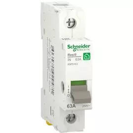 Выключатель нагрузки Schneider Electric RESI9 R9PS163 (мод. рубильник) 63А 1P