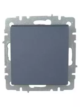 Выключатель одноклавишный IEK BR-V10-0-10-K35 BRITE 10А ВС10-1-0-БрМ Маренго