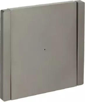 Выключатель одноклавишный с подсветкой IEK FP-V10-1-10-1-K46 FORTE&PIANO 10А FP502 сталь