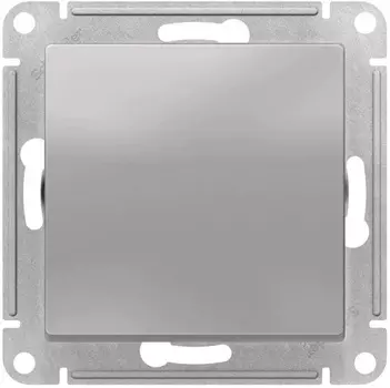 Выключатель одноклавишный Systeme Electric ATN000321 AtlasDesign 2-полюсный, 10А, механизм, Алюминий