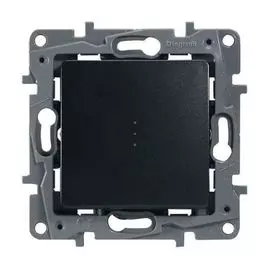 Выключатель/переключатель Legrand 672615 Etika - с подсветкой, 10 A, 250 В~, антрацит
